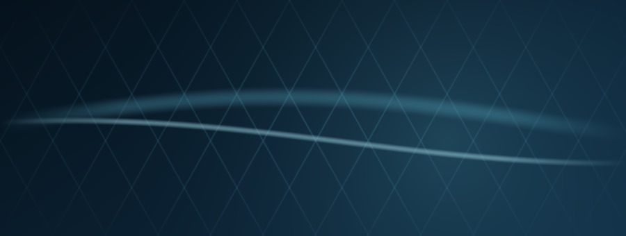 A regular lattice with a flowing line running through it