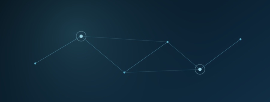 A connected network held steady over time